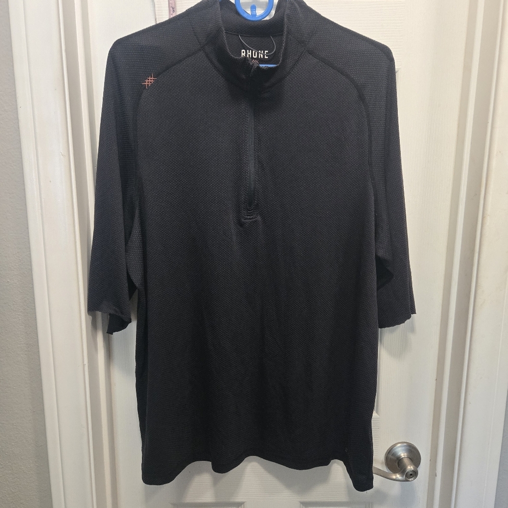 Rhone Men's Black Shirt Size XL. Altered
